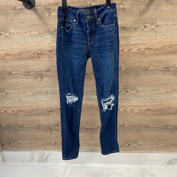 American Eagle Outfitters Tomgirl Jeans (Size 00) - Picture 1 of 5